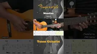 Mendua - Astrid - Fingerstyle Guitar Tutorial + TAB & Lyrics 