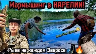 Мормышинг в Карелии! | Рыба на каждом Забросе🎣🔥 | Алена меня обловила😅 #мормышинг