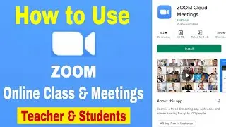 Zoom Cloud Meetings Tutorial | How to Create Zoom Cloud Meetings Account