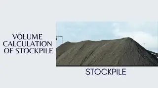 how to calculate stockpile volume on autocad civil3d