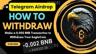 How to Withdraw Your Tokens in EagleCoin Telegram Bot|0.002 BNB Transaction|Free & Easy Crypto