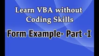 Form Example Part -I