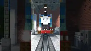 THOMAS MEETS! FNAF! IN MINECRAFT! #shorts