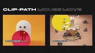 Clip-path mouse move use html, css & Jquery | HTML, CSS & JQUERY