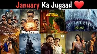 Upcoming Web Series And Movies Of January 2024 | Fighter, Hanuman|Jio Cinema, Zee5, Netflix, Hotstar