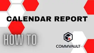 Create calendar reports in Commvault