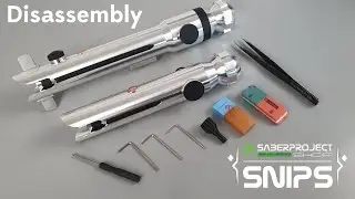 SNIPS - Ahsoka Tano: The Clone Wars lightsabers DIY kit - Disassembly