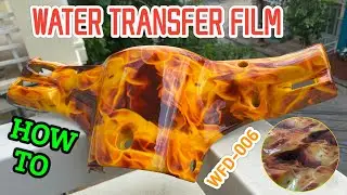 Water Transfer Film WFD-006 Fire Flame of Samurai Paint 