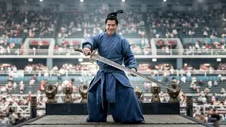 2024 Kungfu Movie: The masked martial artist descends from the sky to seize the Xianxia Sword🔥