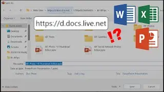Stop Office from saving to d.docs.live.net cloud folder 2024