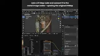 How to use multiple UV maps in Blender [3.5] | Textures and Materials | #shorts