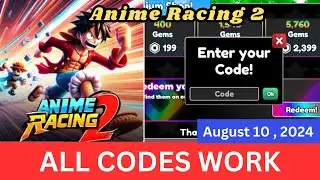*All CODES WORK* Anime Racing 2 ROBLOX, August 10, 2024