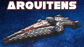 Minecraft Tutorial: Star Wars: How to Make an Arquitens-class Light Cruiser (1/5)