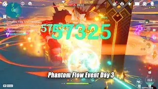 Genshin Impact Phantom Flow Event Day 3 - No Bars Can Hold Me - Xiao Kazuha Team