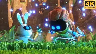 Astro Bot Becomes Aloy - Astro Bot Horizon Zero Dawn Level (4K 60FPS)