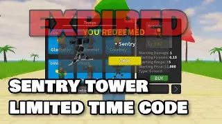 Redeem This Code For Sentry Tower! (EXPIRED) TDSL | ROBLOX
