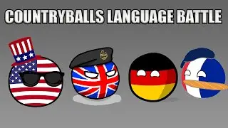 Countryballs Language Battle | USAball, UKball, Franceball, and Germanyball!