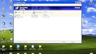 Using Epsons  Net Config Software to Program an IP Address -