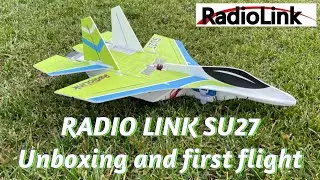RADIO LINK SU27 unboxing and first flight. ￼