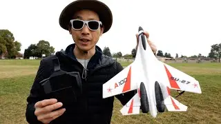 Vevor 4 Channel RC Fighter Jet Style Airplane