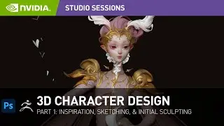 Expert 3D Character Design Workflow w/ Alina Ivanchenko Part 1: Sketching & Initial Sculpting