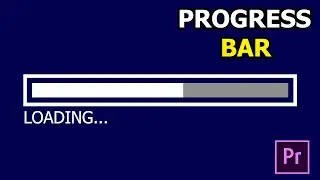 How to Make Loading Progress Bar In Premiere Pro || Animated Progress bar in Premiere Pro Tutorial