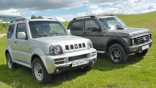 Машина ездить в лес. Suzuki Jimny vs Нива. Обзор плюсов и минусов, как сохранился, что чинить...
