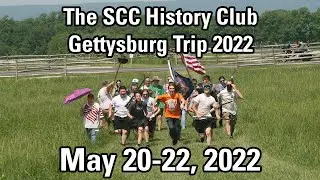 SCC History Club Gettysburg Trip 2022 - May 20-22, 2022