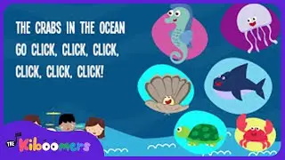 Animals In The Ocean Lyric Video - The Kiboomers Preschool Songs & Nursery Rhymes About the Ocean