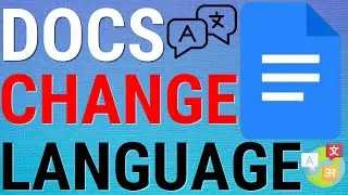 Google Docs: Change Language