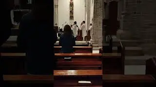 Ceremony in Myeongdong Catholic Cathedral, Seoul, South Korea