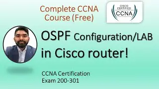 CCNA 200-301 | Module 15 | How to configure OSPF #ccna_certification #ccna #cisconetworks