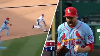 Cardinals turn WILD 3-2-5-4-2-8-6 DOUBLE PLAY! 😂 (Cardinals/Cubs | 9/25/21) HD