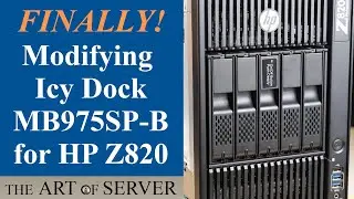 Modifying Icy Dock MB975SP-B for HP Z820 | Disassembling MB975SP-B | Part 3