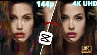 How To Convert Normal Video To 4K | Capcut Normal Video To 4K Editing | Low Quality Editing Tutorial