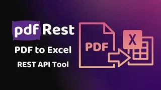 pdfRest PDF to Excel - REST API Tool