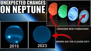 Neptune's Clouds Disappeared and Strange Formations Found Inside
