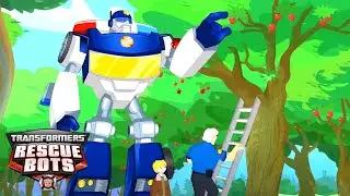 Transformers: Rescue Bots | Pick Apples with Chase! | Cartoons for Kids | Transformers TV |