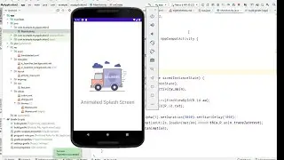 animated splash screen android studio by coder vlogs | animated splash screen