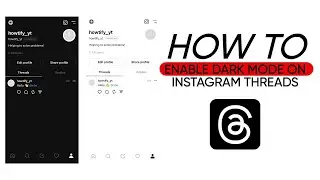 How to enable dark mode on instagram threads (IOS)