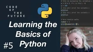 Python Tutorial for Beginners #5 - Learning the Basics of Python!