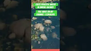 Unreal Engine 5 - create Realistic Water Material Full Tutorial