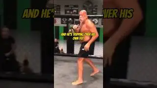 Retired old UFC fighter boxing because he NEEDS MONEY!! 