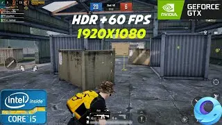 PUBG MOBILE | HDR + 60 FPS(1920x1080) | i5 3330 + GTX 1050Ti 4GB | Gameloop 32 Bit | 2024