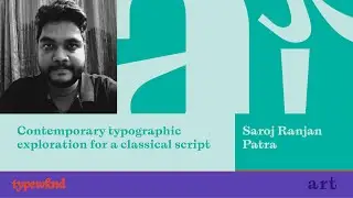 Contemporary typographic exploration for a classical script