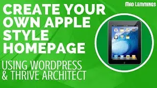 Create A Stunning Apple Style Homepage On WordPress