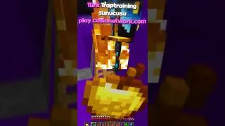 Minecraft trap alıştırma sunucusu #shorts