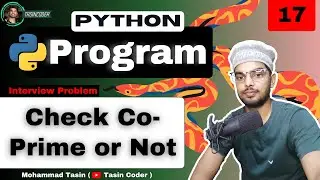 Co-Prime or Not in Python Simple Way ❤️ | Python Programs 🔥| Day 17