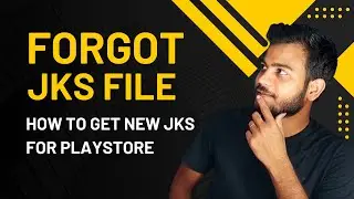 Forgot JKS file | how to reset your keystore file | HOW TO RESET YOUR KEYSTORE FILE
