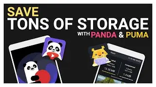 SAVE TONS OF SPACE on your Android for Free! – Panda Video Resizer & Puma Photo Compressor!